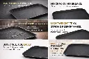 Black Fibreglass Salver Tray Non Slip Surface for Hotel Restaurant Use.webp