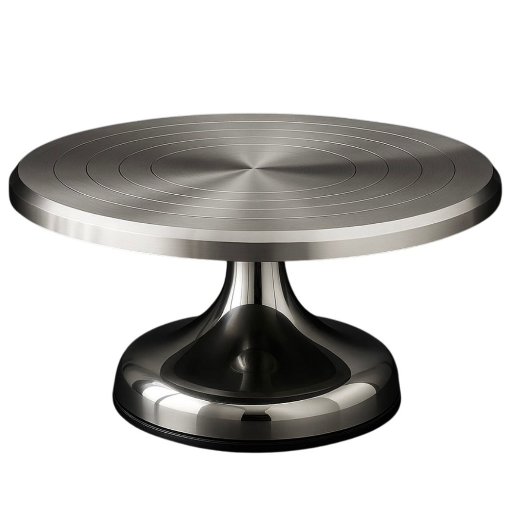Cake Turn-Table with Mirror Finish Base
