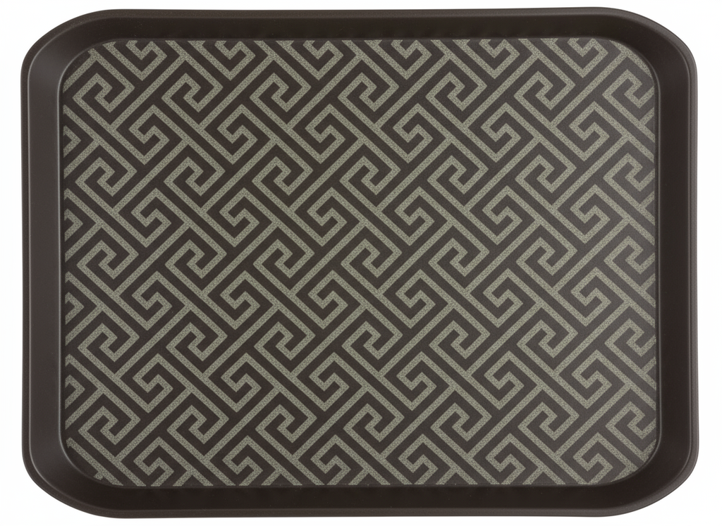 Textured Salver / Serving Tray 15x12 in. mix colour