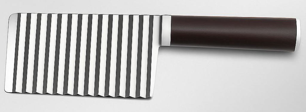 French Fry Slicer Zig-Zag Knife - Wide