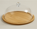 Cake Stand Multi Functional Serving Platter and Cake stand with Dome 32CM