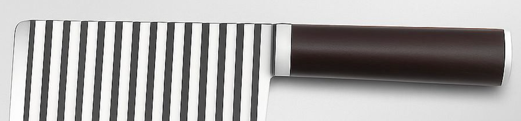 French Fry Slicer Zig-Zag  Knife - Narrow
