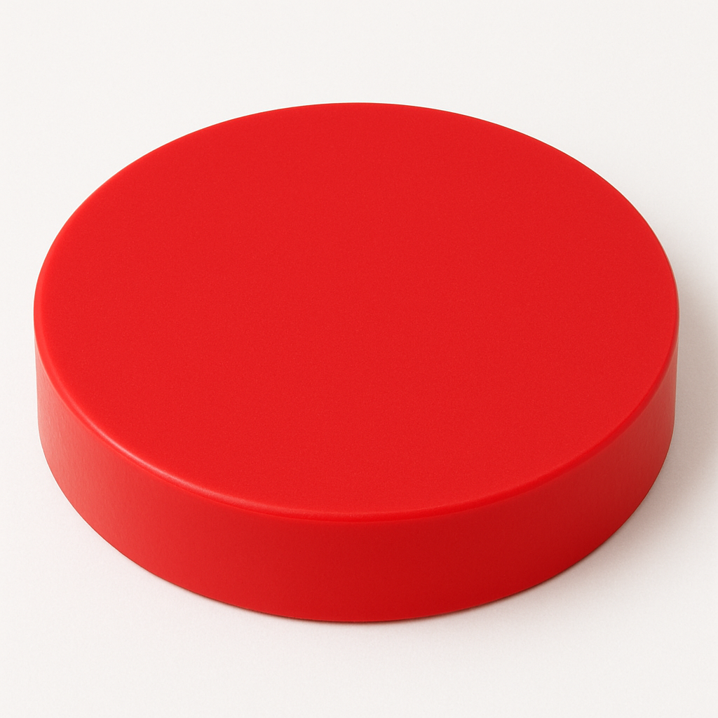 [HDR35-5-Red] NSF - HDPE Chopping Board  Round Red 14x2in.