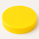 NSF - HDPE Chopping Board  Round Yellow 14x2in.
