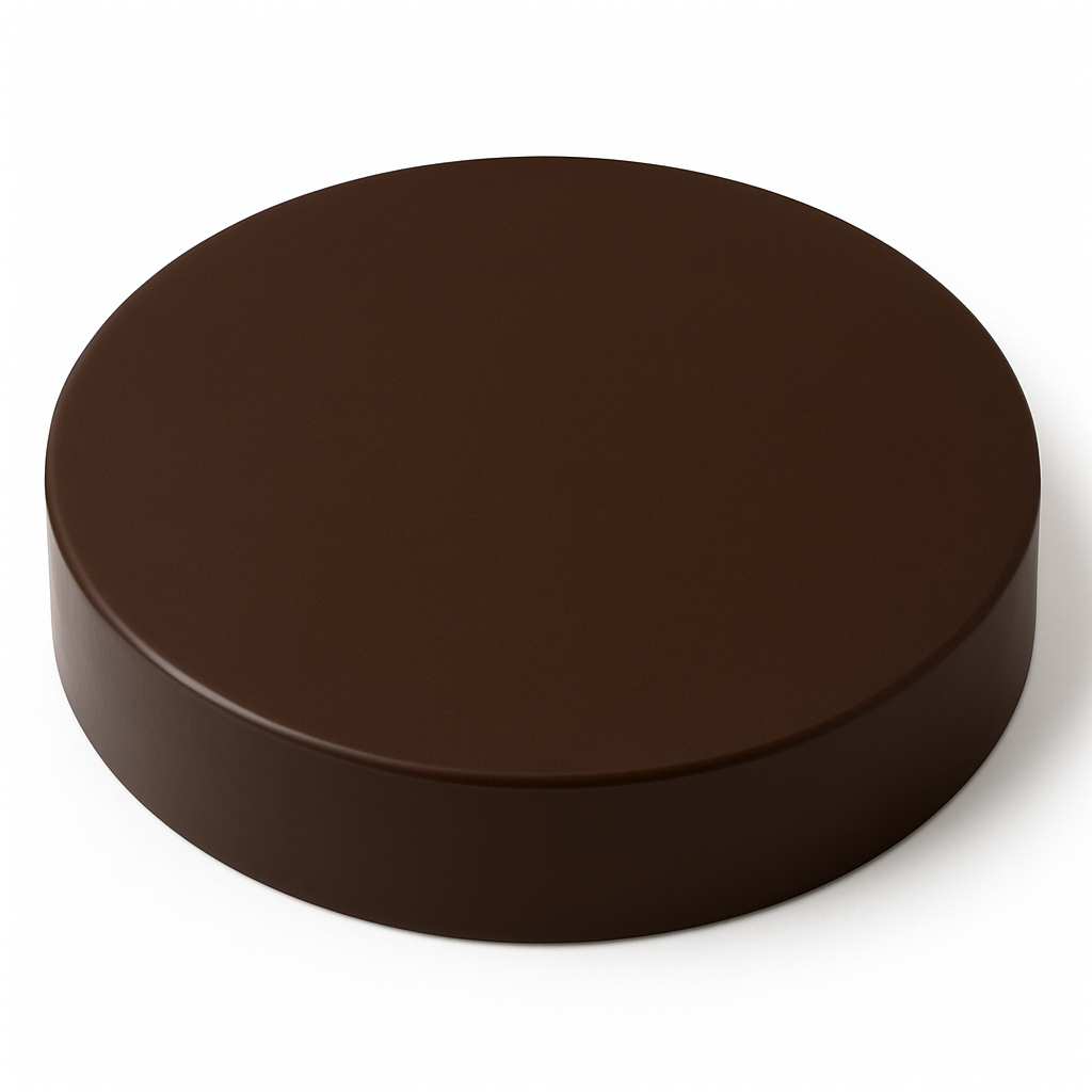 [HDR35-5-Brown] NSF - HDPE Chopping Board  Round Brown 14x2in.