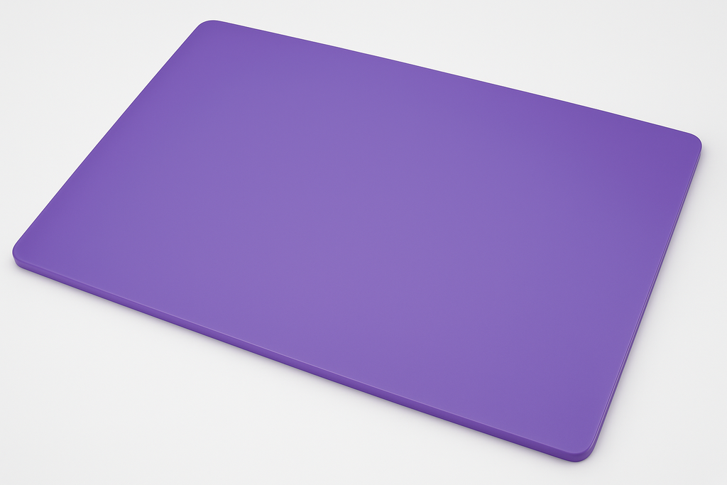 [HD4530-5-Purple] NSF - HDPE Chopping Board  Rectangular Purple 12x18x2in.