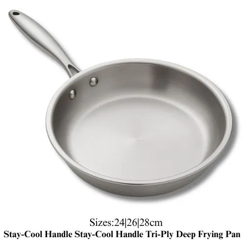 Stay-Cool Handle Tri-Ply Sauté Pan 22cm